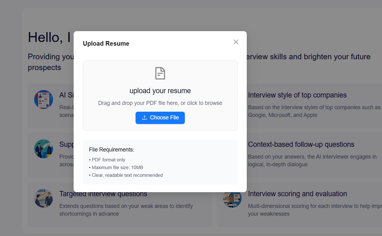 offereasy ai mock interview